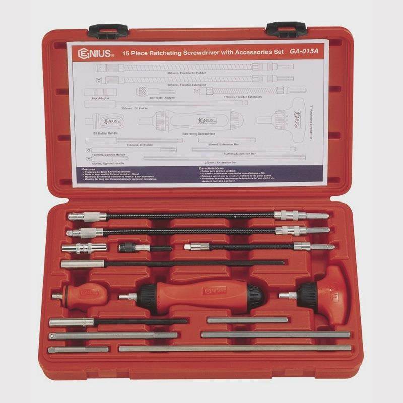 GENIUS天赋工具15件套棘轮螺丝批柄及批杆附件组GA-015A,玩具/童车/益智/积木/模型,毛绒/玩偶/公仔/布艺类玩具,淘宝优惠券,粉丝福利购,淘宝优惠卷