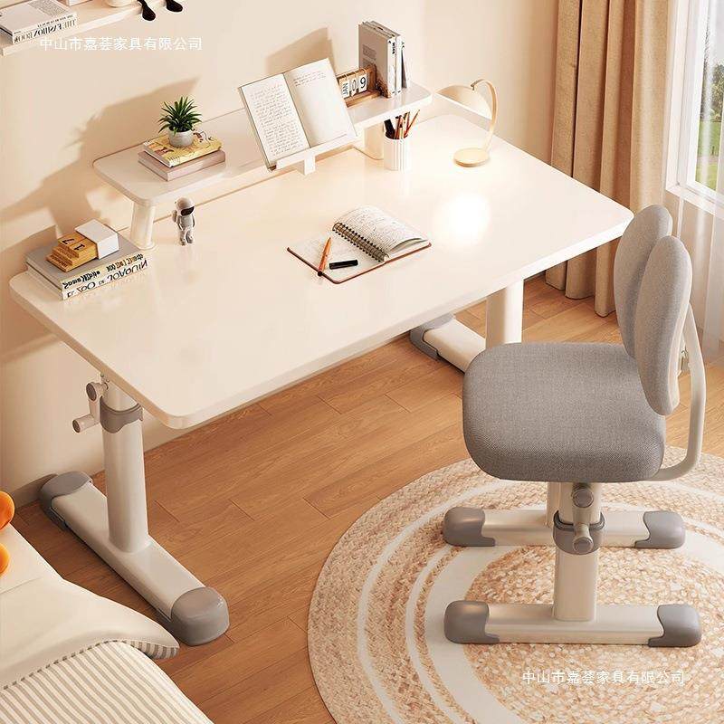 儿童学习桌书桌小学生家用写字桌小孩写作业专用桌手摇可升降桌椅,电子元器件市场,其它元器件,淘宝优惠券,粉丝福利购,淘宝优惠卷