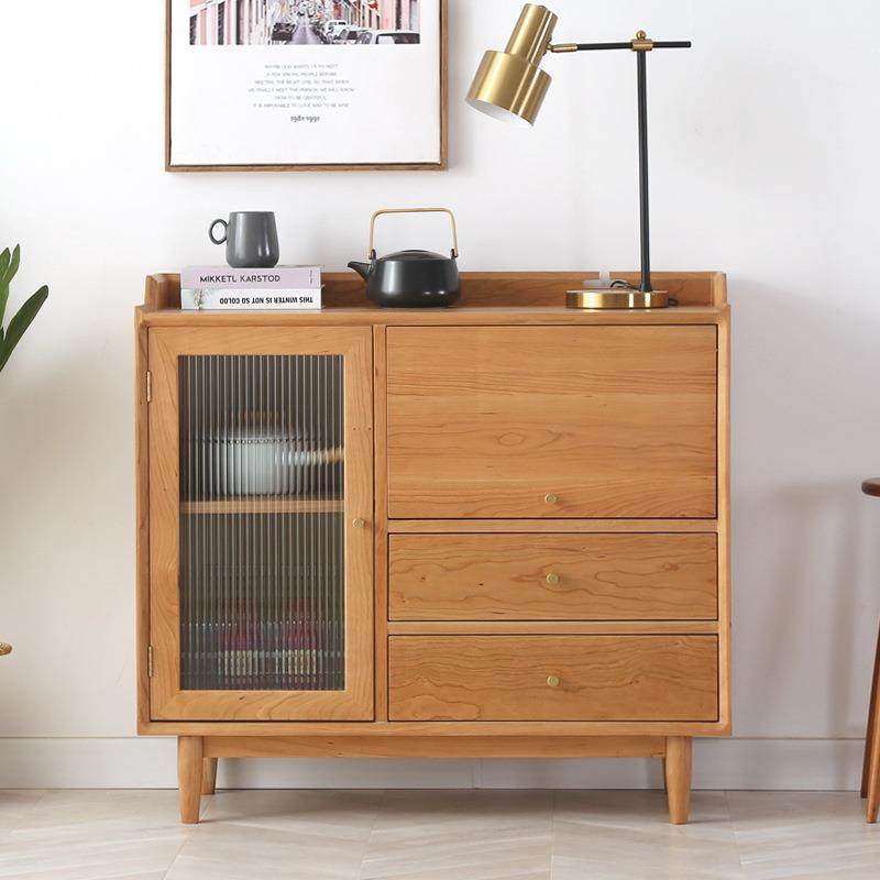 北欧实木餐边柜简约现代樱桃木边柜厨房碗柜日式家用收纳柜茶水柜,玩具/童车/益智/积木/模型,毛绒/玩偶/公仔/布艺类玩具,淘宝优惠券,粉丝福利购,淘宝优惠卷