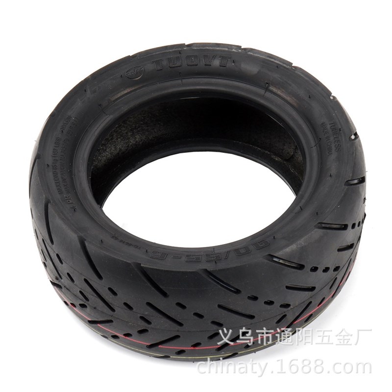 加宽电动滑板车轮胎90/55-6公路胎儿童成人电动卡丁车后两用轮胎