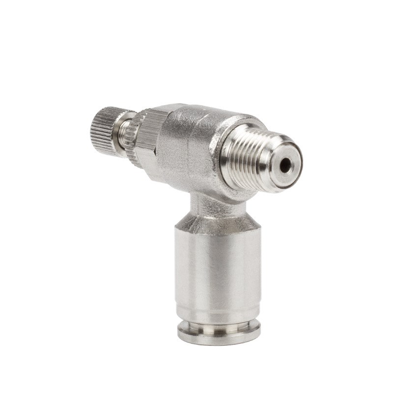 304不锈钢快速接头调速开关SL6-M5/4-01/10-03/12-04调节阀节流阀