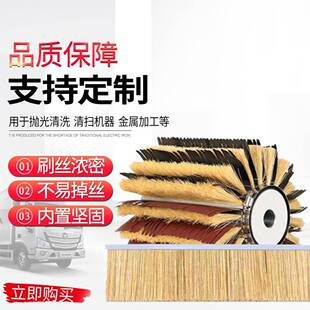 木工机械剑麻砂辊砂布条砂光辊毛刷辊家具打磨抛光滚刷