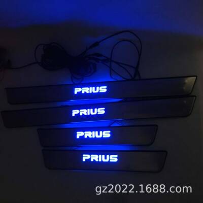 适用于丰田普锐斯30系LED迎宾踏板门槛条ToyotaPrius改装
