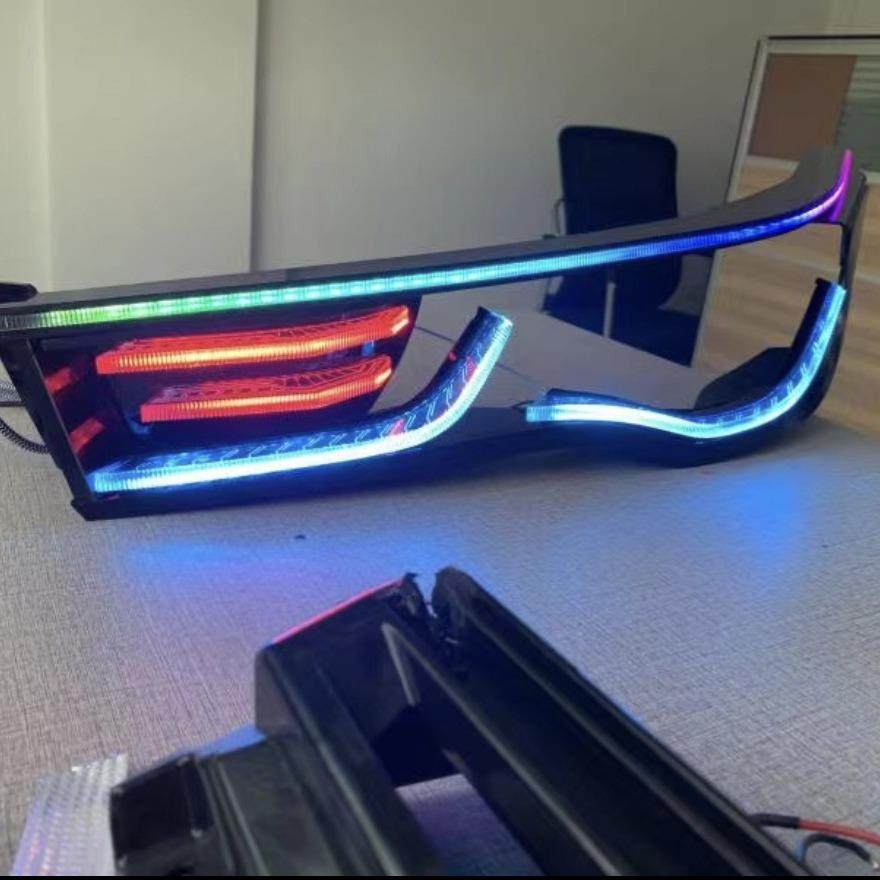 INNOVA2023新款Zexin5D钻石七彩，PMMA光导幻彩WRGB角灯转向灯套