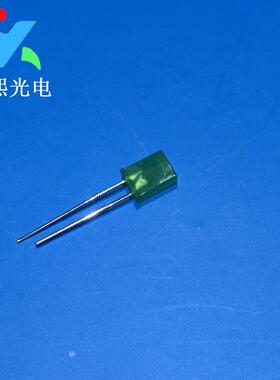 257绿发翠绿色led直插灯珠长脚发光二极管257绿灯翠绿光