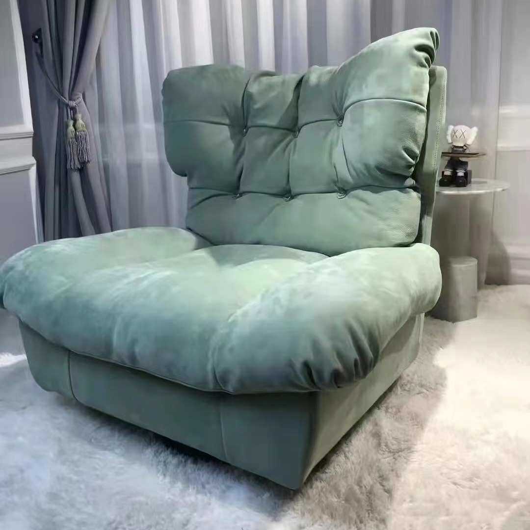 云朵单人沙发Milano Armch chair意式极简羽绒单人沙发客厅懒人躺