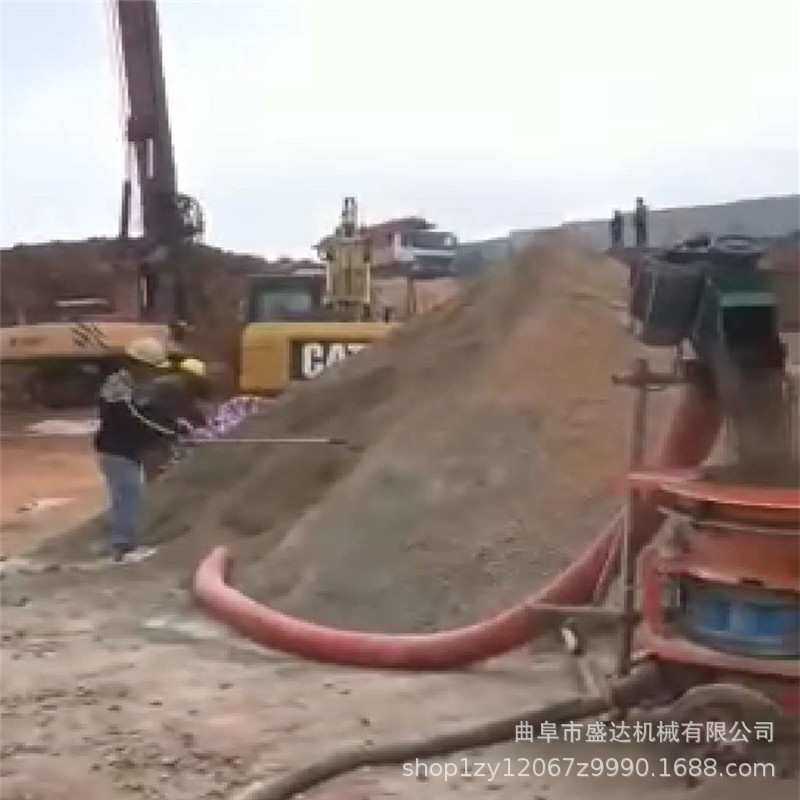 盛达自动进出料软管吸粮机 粮库粮仓便携式输送机水泥装车吸灰机