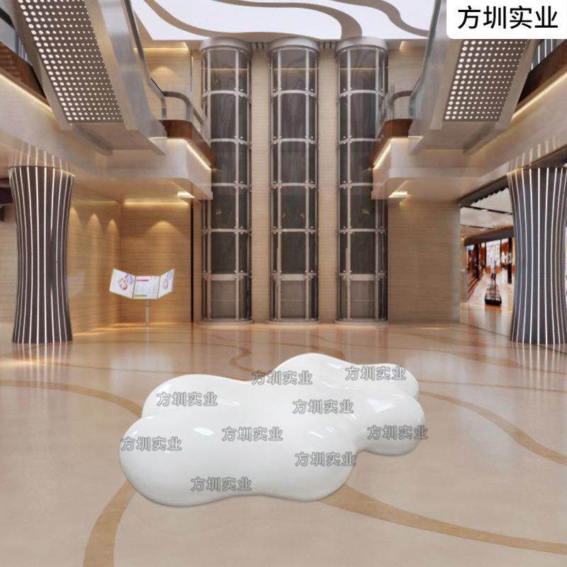 厂家直销玻璃钢云朵休闲椅商场户外时尚创意坐凳游乐场所个性座椅