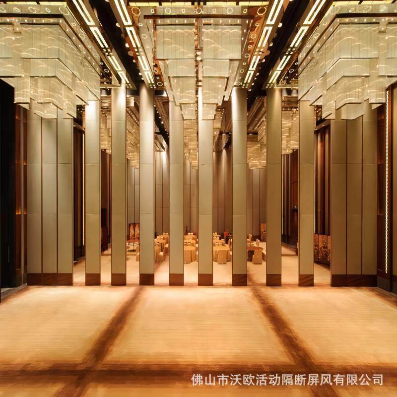 电动活动隔断酒店自动隔断墙电动移动隔断屏风电动屏风隔断