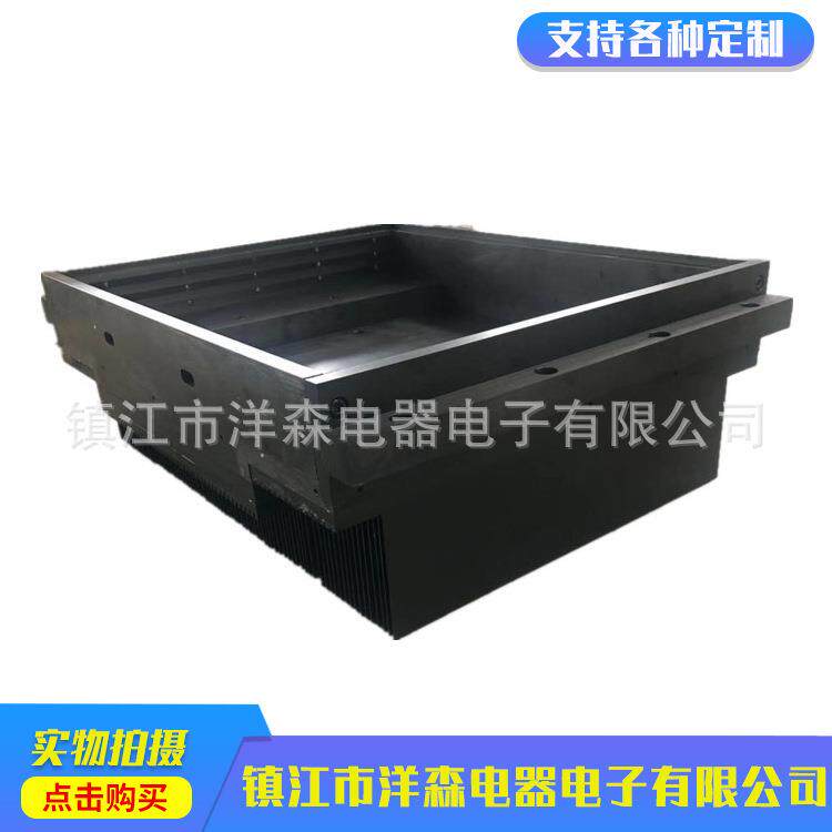 生产变压器铝壳铝壳元器件铝合金壳体铝材变压器黑色外壳