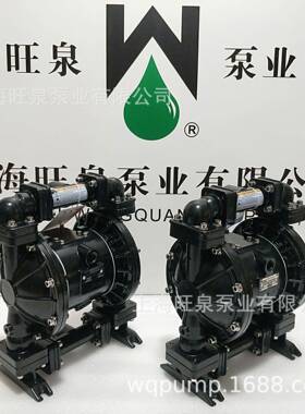 上海旺泉RW73366铝合金气动隔膜泵、RW25ALTT气动双隔膜泵