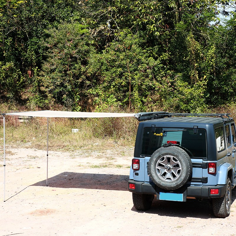 户外自驾游露营天幕便携式汽车车顶侧边帐篷车棚防晒防雨侧蓬
