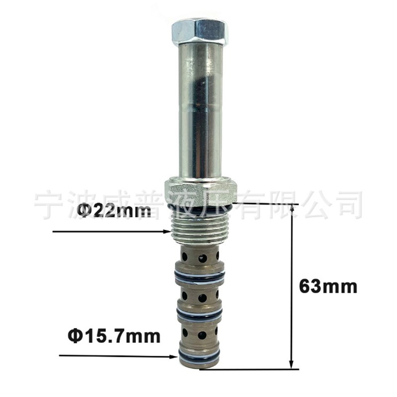 DHF10-241电磁阀液压螺纹插装阀两位四通液压配件