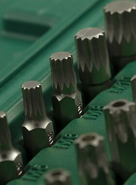 世达42件09327旋具头批咀批嘴套花形内六角十二角批头大飞转接头