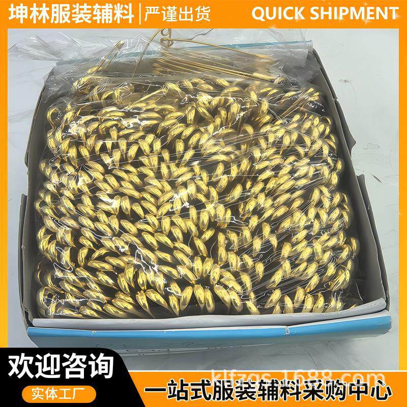 别针外销镀锌金镍黑镍0-2号孝花别针安全别针小曲别针定位针