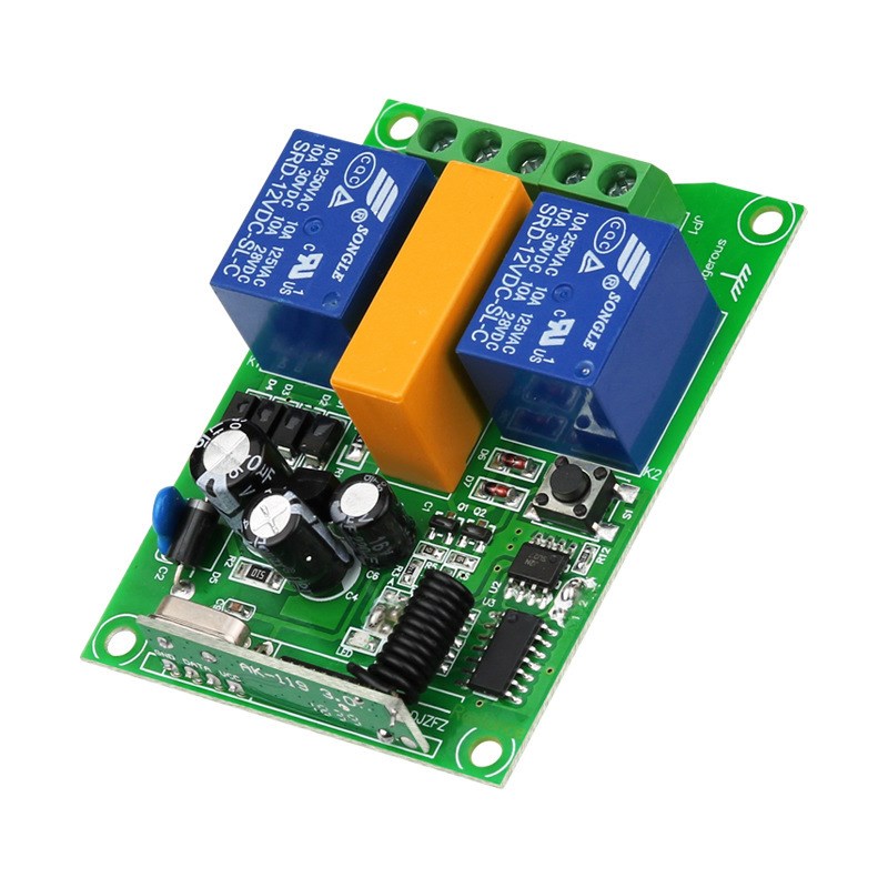 滑盖3键无线遥控器开关交流220v大棚卷帘门电机正反转倒顺控制器