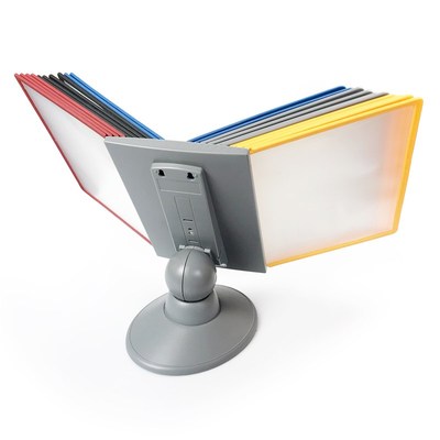 旋转相册架创意菜单展示A4翻页文件架台式活页资料架l图片册展台