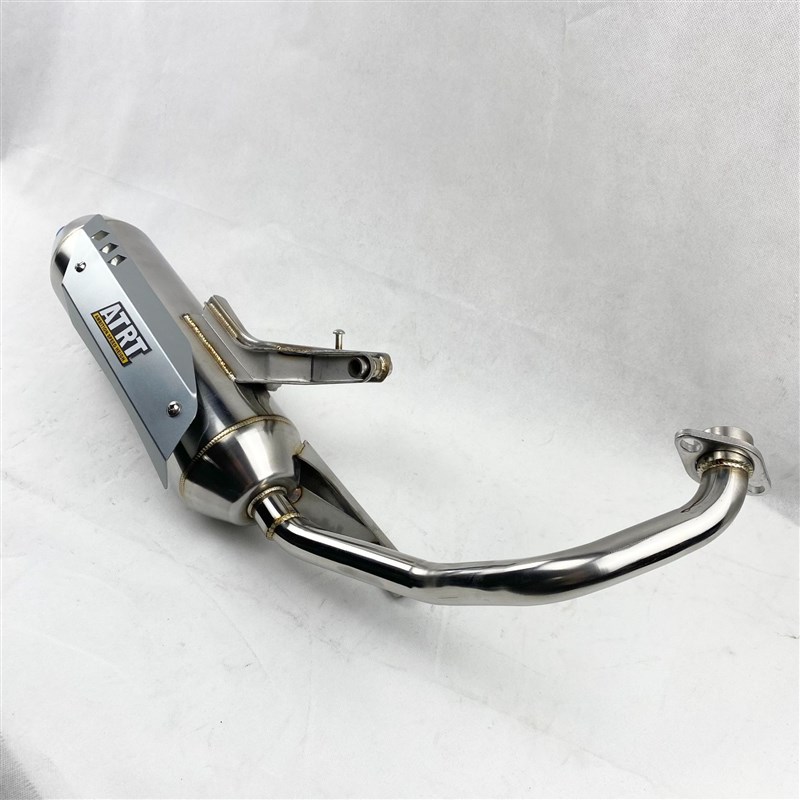 RS100CC不锈钢ATRT排气管 回压静音 直排大声 改装消声器烟筒