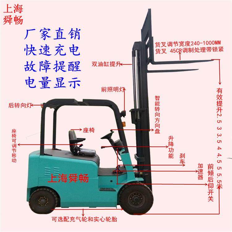1吨2吨全自动升降叉车四轮坐驾电动堆高车液压堆垛机电瓶装卸铲车,节庆用品/礼品,新娘配件,淘宝优惠券,粉丝福利购,淘宝优惠卷