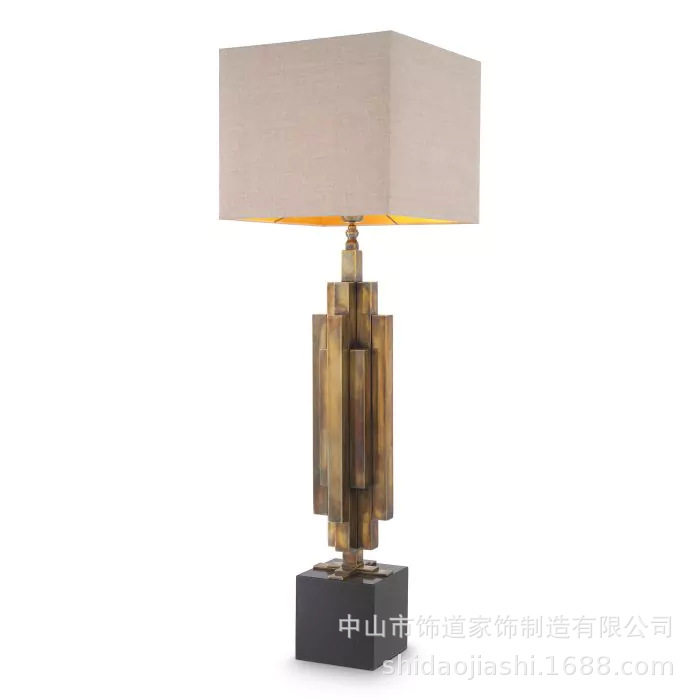 后现代简约客厅台灯家居客厅创意设计师样品房床头工艺品艺术台灯