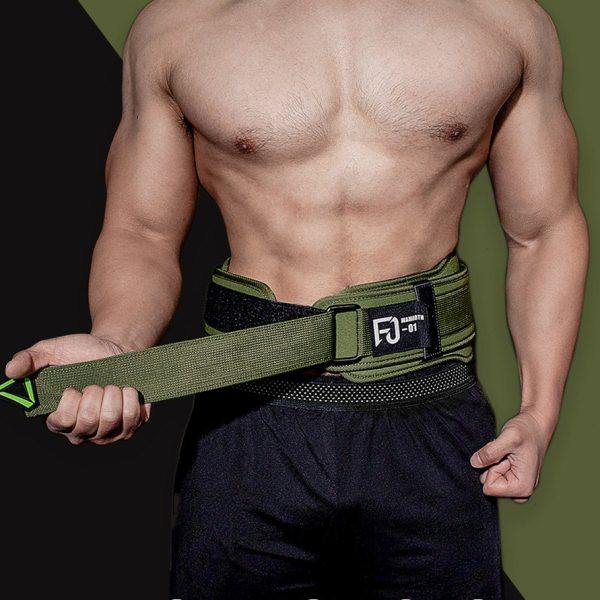 军绿色健身大重量护腰带力量器械训练专业举重深蹲硬拉防护支撑带,运动/瑜伽/健身/球迷用品,运动护腰,淘宝优惠券,粉丝福利购,淘宝优惠卷
