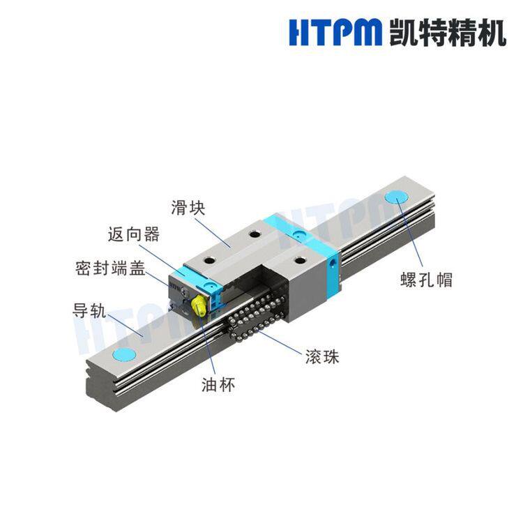 HTPM凯特精机 LG系列滚动直线导轨副 凯特直线滑轨 滑动导轨