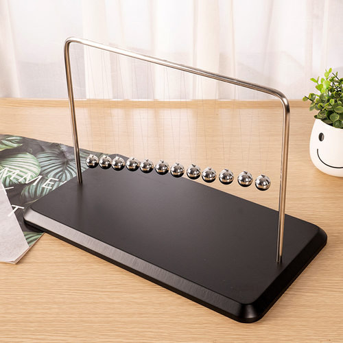 12球蛇形摆件力学曲线摆球 钟摆波牛顿摆办公桌装饰pendulum wave