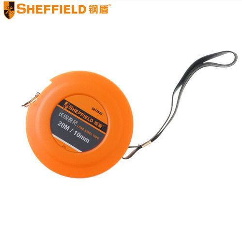 钢盾 SHEFFIELD S077520 长钢卷尺20M卷尺不锈钢卷尺手摇卷尺