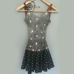 拉丁舞比赛服 儿童拉丁服 拉丁舞服表演服 女拉丁服少儿演出服A81