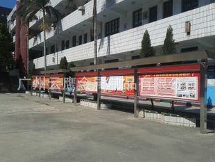 烤漆宣传栏 制作安装 公交车站台 报价 宣传栏 设计 小区宣传栏