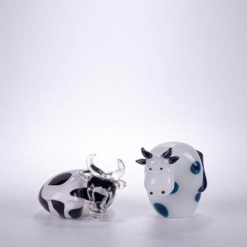 安华创意艺术玻璃摆件现代简约高端客厅装饰品精致工艺品