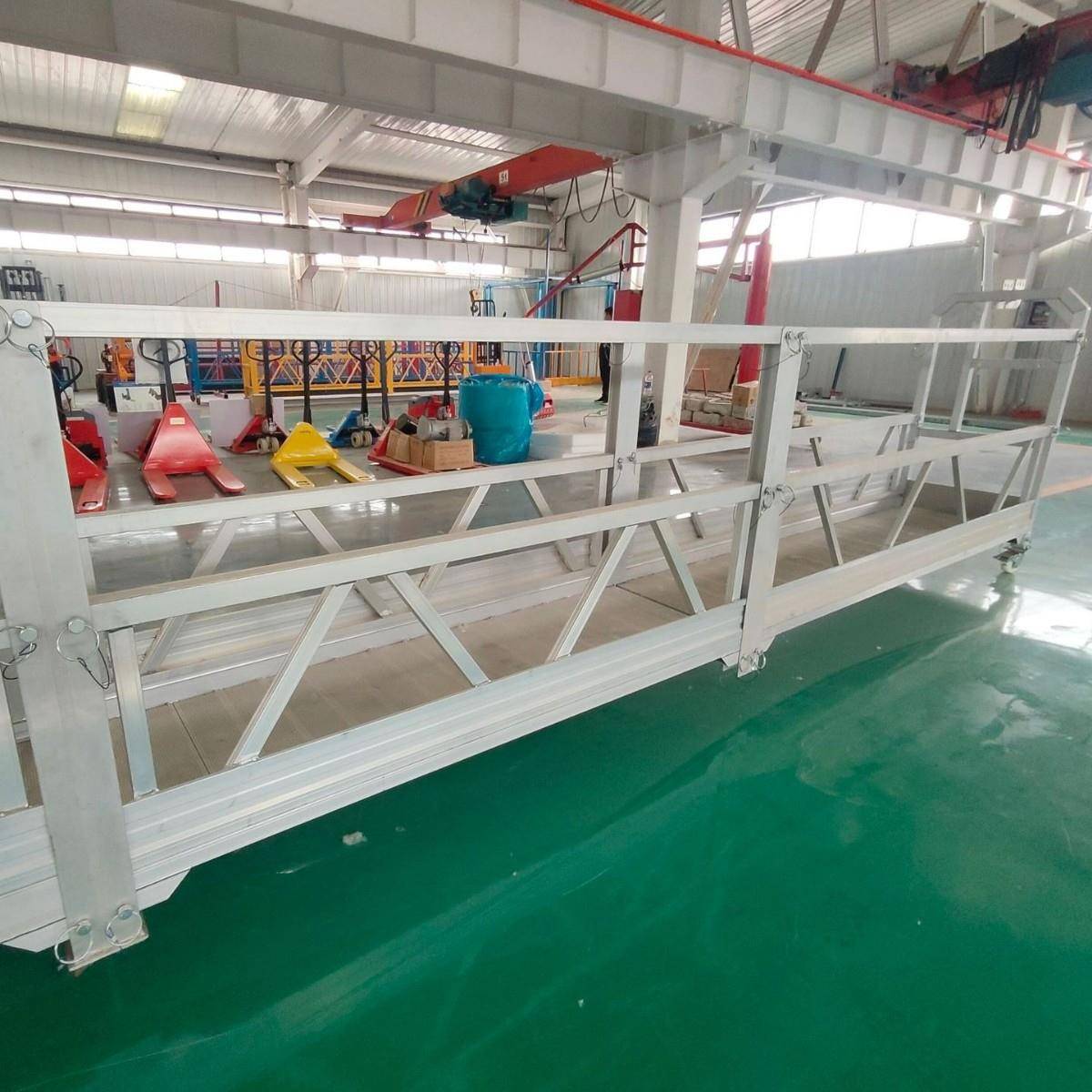 出口外贸铝合金电动吊篮高空作业商品房外墙施工zlp630电动吊篮