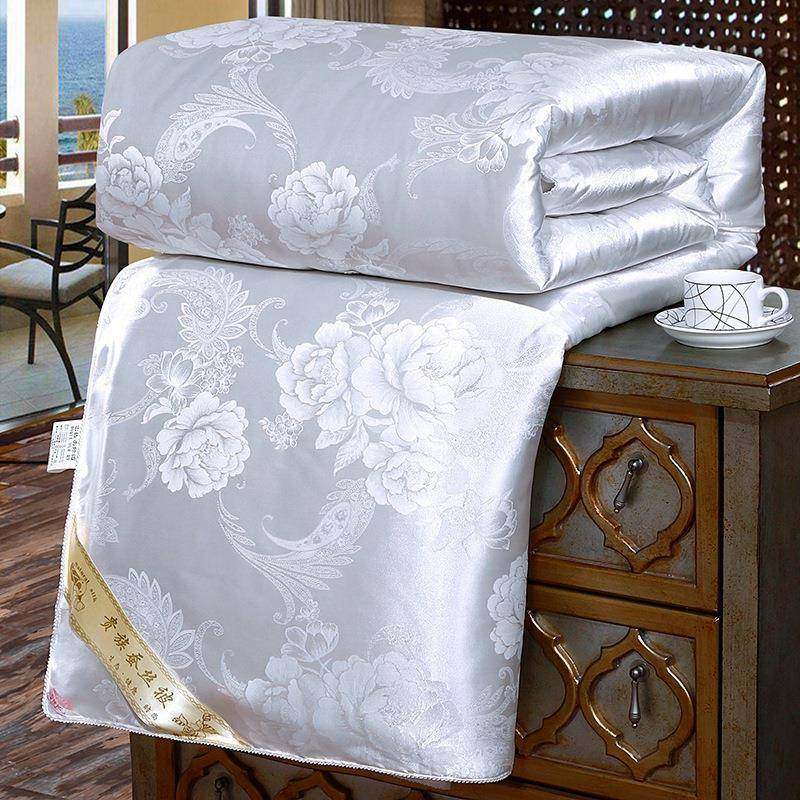 高端蜘蛛花被贡缎提花被子夏被春秋冬被单人双人学生宿舍被子,收纳整理,烫衣板及配件,淘宝优惠券,粉丝福利购,淘宝优惠卷