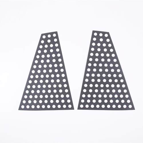 适用于22-23款宝马国产X5L后窗蜂窝板铝合金2件套