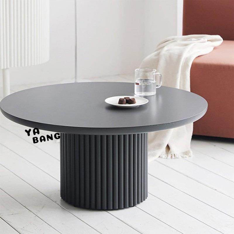 北欧简约圆形白色茶几休闲桌客厅阳台圆桌黑色咖啡桌小型圆形茶台,3C数码配件,USB灯,淘宝优惠券,粉丝福利购,淘宝优惠卷