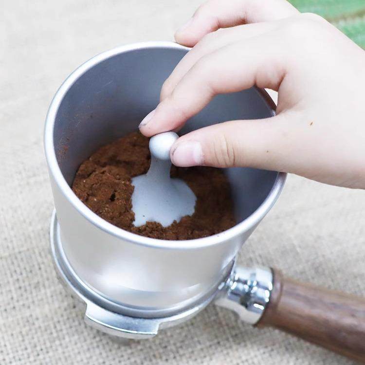 咖啡接粉器布粉器51/58mm防飞粉EK43接粉杯手冲咖啡磨豆机