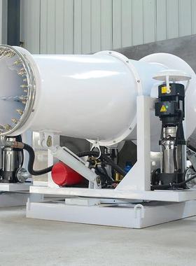 煤棚石灰场SY-50型防爆除尘雾炮机智能固定式远程射雾器厂家