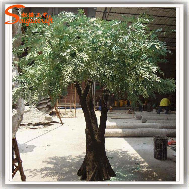 仿真橄榄树绿植盆景大型仿真植物人造玻璃钢橄榄树家居商场装饰