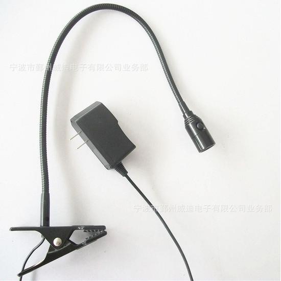 1w220vLED夹子灯金属阅读台灯机床夹子工作灯学习阅读LED灯