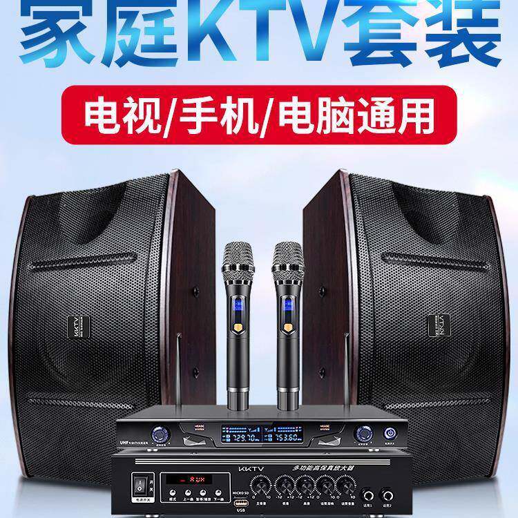 家庭影院音响功放套装点歌家用卡拉OK会议健身舞蹈室重低音箱