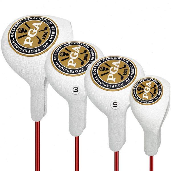 PGA高尔夫杆头套 球杆保护套  1/3/5/UT全套木杆套节省空间616001