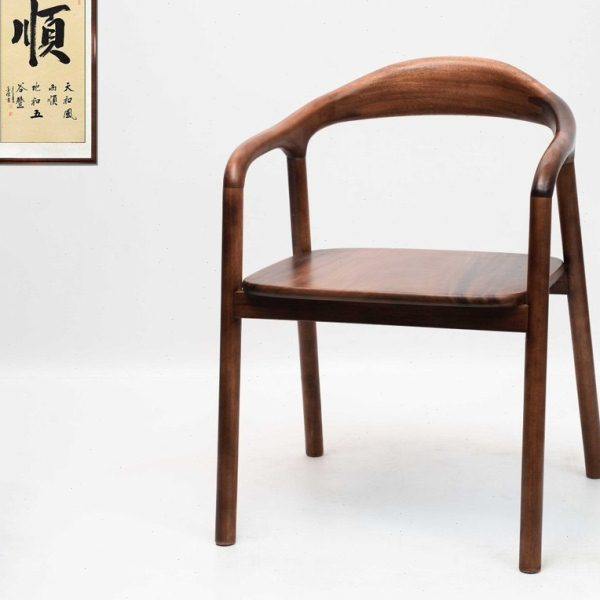 新中式胡桃木实木原木茶椅餐椅公园椅 48*50*78-45,商业/办公家具,商用休息区家具,淘宝优惠券,粉丝福利购,淘宝优惠卷