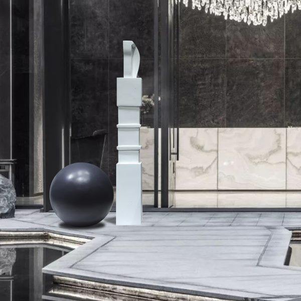 酒店大堂装饰品摆件轻奢高档大型落地玻璃钢雕塑商业中心艺术装置,家居饰品,户外/庭院摆件,淘宝优惠券,粉丝福利购,淘宝优惠卷