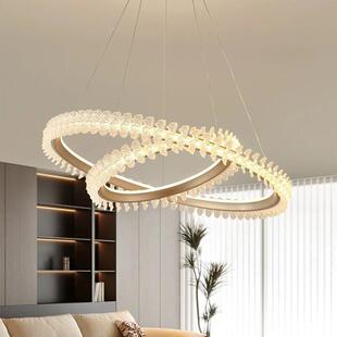 客厅主灯2025新款意式极简大气全光谱护眼餐厅卧室房间灯吸顶灯具