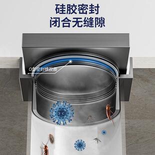 隐形304不锈钢清扫口内插式地面检修口可镶砖下水管隐藏式检修口