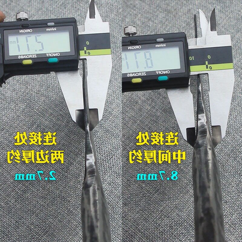 手工锻打砖刀双面圆头泥刀全钢铁匠砖刀泥工工具砌墙刀瓦刀切砖刀