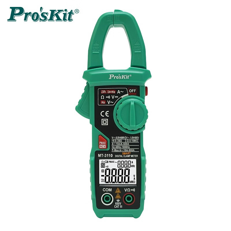 宝工MT-3110-C智能型钳型电表 3-5/6钳形表数字万用表 钳形电流表