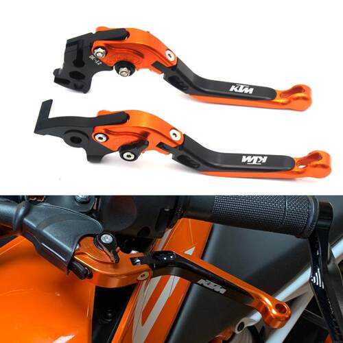 适用KTM DUKE690 1190 1290 1050 改装刹车牛角手把离合拉杆配件