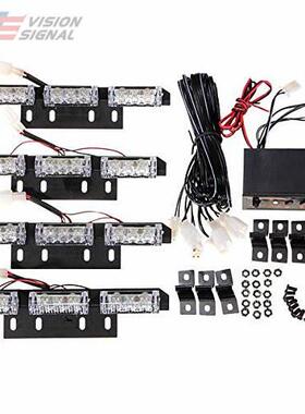 36LED一拖四爆闪灯汽车中网频闪灯36LED中网警示灯一拖四