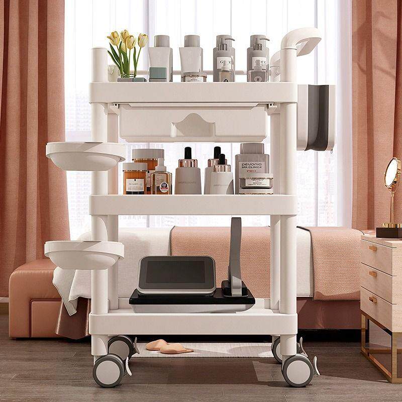 美容院专用小车美容推车移动手推置物架仪器工具车家用旋转小推车